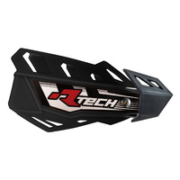 Rtech Black FLX MX Handguards - Includes Mounting Kit