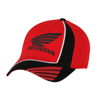 Honda Wing Red/Black Cap