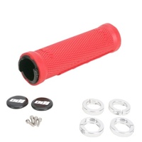 ODI PWC RUFFIAN MX LOCK ON GRIP RED/SIVER