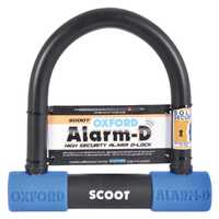 Oxf Alarm-D Scoot 200 x 196 x 16mm - Black/Blue