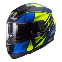 LS2 FF397 Vector Evo Kripton Mat Blu/Hi-Vis