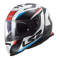 LS2 FF800 Storm Racer Wht/Blu/Red