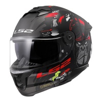 LS2 "FF808 Stream II Angry Monkey" Road Helmet