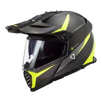 LS2 MX436 Pioneer Evo Router Mat Blk/Hi-Vis Yel