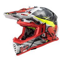 LS2 MX437 Fast Evo Crusher Blk/Red/Gry