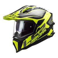 LS2 MX701 Explorer Hpfc Alter Mat Blk/Hi-Vis