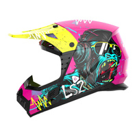 LS2 "MX706J COZ Gorilla" Youth MX Helmet