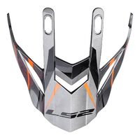LS2 MX436 Pioneer Evo Peak Knight Titanium Orange