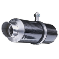 LV UNI MUFFLER KIT | GP CORSA | CARBON FIBRE | ?54mm.