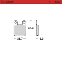 Moto-Master Montesa SinterPro Racing Front Brake Pads