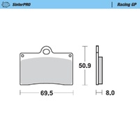 Moto-Master Gas Gas SinterPro Racing GP Front Brake Pads
