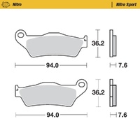 Moto-Master Husaberg Nitro Sport Front Brake Pads