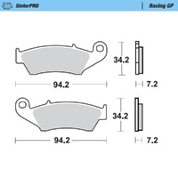 Moto-Master Beta Front MXC Caliper (MM-210106 & MM-210107) Brake Pads