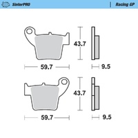 Moto-Master Fantic SinterPro Racing GP Rear Brake Pads
