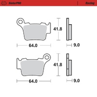 Moto-Master BMW SinterPro Racing Rear Brake Pads