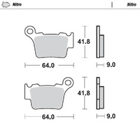 Moto-Master BMW Nitro Rear Brake Pads