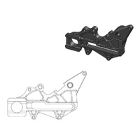 Moto-Master KTM Black Rear Caliper Adapter
