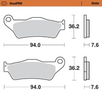 Moto-Master Yamaha Sintered Rear Brake Pads