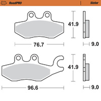 Moto-Master Piaggio Sintered Rear Brake Pads