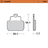 Moto-Master Gilera Sintered Rear Brake Pads