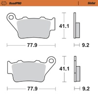 Moto-Master Gas Gas Sintered Rear Brake Pads