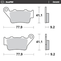 Moto-Master Aprilia Ceramic Parking Brake Pad