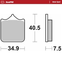 Moto-Master Benelli Sinter Sport Right Front Brake Pads