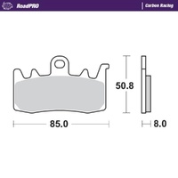 Moto-Master Indian Carbon Racing Front Brake Pads