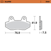 Moto-Master Surron Sintered Left Front Brake Pads