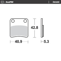 Moto-Master Honda Ceramic Parking Brake Pad