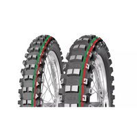 TERRA FORCE MX MED-HARD | 120/80-19 63M MOTOCROSS RED & GREEN STRIPE