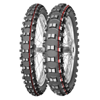 TERRA FORCE MX SOFT-MED | 120/80-19 63M MOTOCROSS RED & YELLOW STRIPE