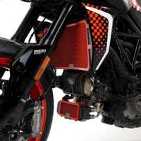 "Oil Cooler Guard, RED, Ducati Hypermotard 950"