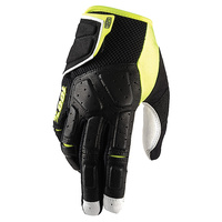 100% Simi MTB Gloves Black/Lime