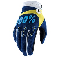 100% Airmatic Gloves Yellow/Navy