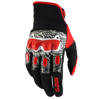 100% Derestricted Gloves Black/White/Red