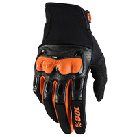 100% Derestricted Gloves Black/Orange