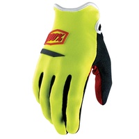 100% Ridecamp Gloves Neon Yellow