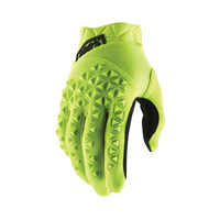 100% Airmatic Fluo Yellow/Black Gloves