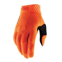 100% Ridefit Gloves Fluo Orange/Black