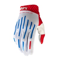 100% Ridefit Gloves Red/White/Blue