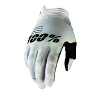 100% iTrack Gloves White Camo