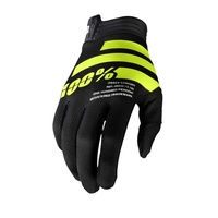 100% iTrack Fluo Gloves Yellow/Black