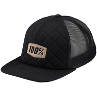 100% Diner Black Trucker Hat