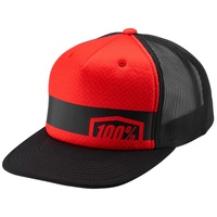 100% Quest Red Youth Snapback