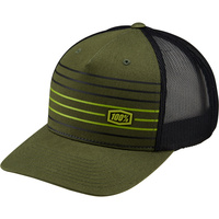 100% Insurgent Green X-Fit Hat