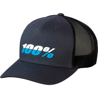 100% League Charcoal X-Fit Hat
