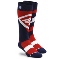 100% Torque Comfort Red Socks
