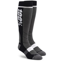 100% Hi Side Performance Black Socks