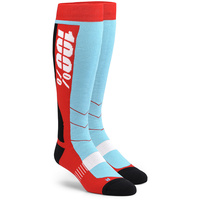 100% Hi Side Performance Red Socks